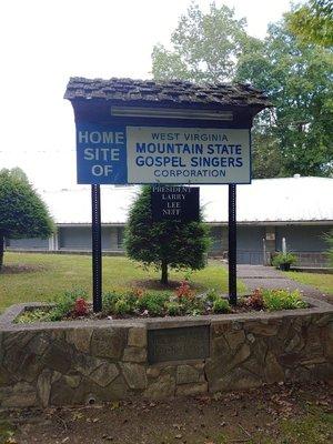 Entrance to the WV Mountain State Gospel Sing Grounds