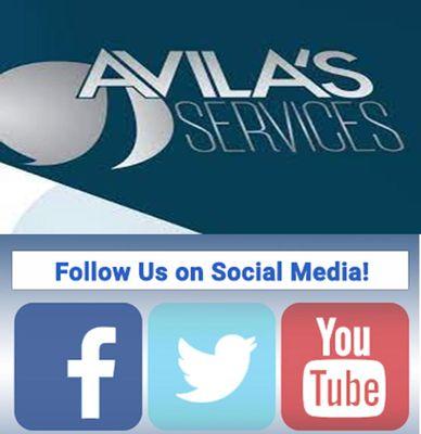 Avila's Services is available on many social media platforms