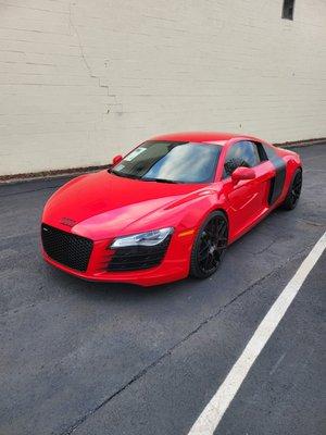 R8 tinted Solar Gard Vortex 15% ceramic