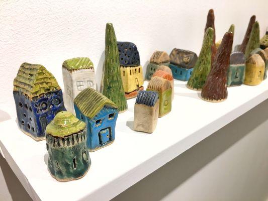 Cute ceramic houses