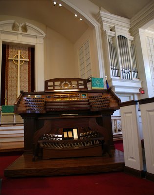 Peragallo Pipe Organ specifically built for the church.