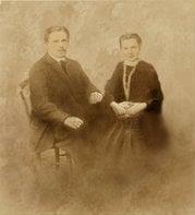 Taken in 1895, now beautifully restored, this wedding photograph came to us in shattered condition.