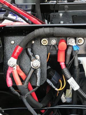 CUSTOM BRACKETS AND WIRING