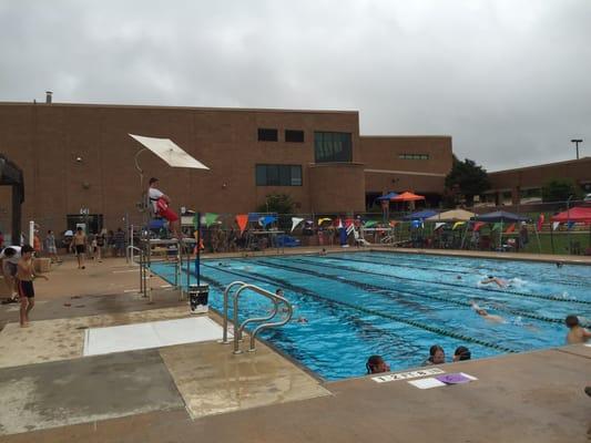 view from the south end of the pool