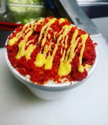 Elote con HotCheetos