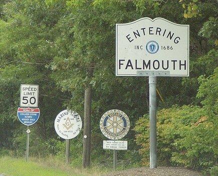 Entering Falmouth, MA