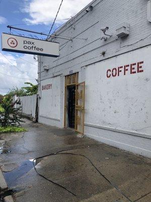 This is the store front. Of the four words, two would strongly suggest that this is in fact a coffee shop.