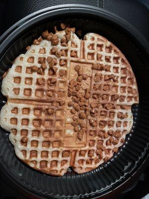 Peanut butter waffle