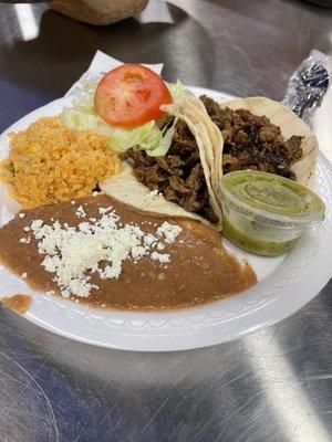 Platillo de Tacos