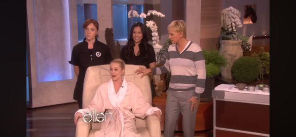 A spa day with Kellie Pickler at Ellen Show