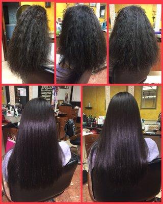 Pro addiction keratin treatment by Natalie call for appointment 917-392-0191