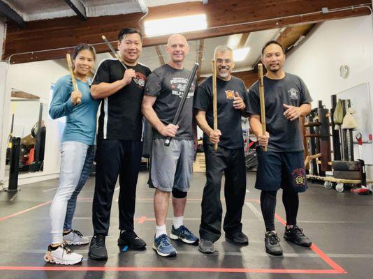 Saturday morning Filipino Martial Arts (FMA) classes