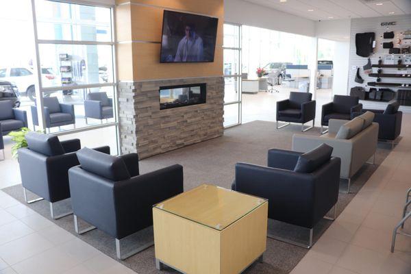 Customer Lounge with TV