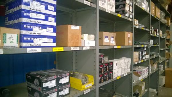 In House Parts Warehouse for Faster Turnaround