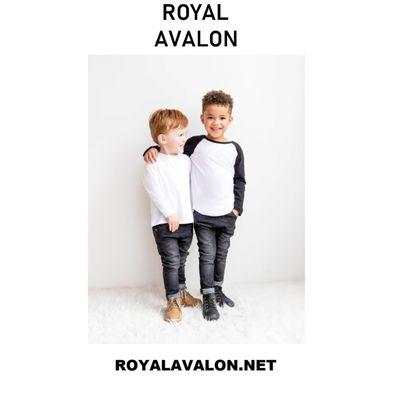 Fashion basic tees and tops for youth, toddler and infants