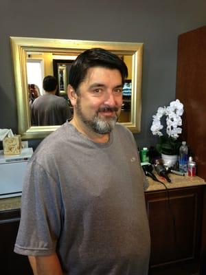 Nice fresh hair cut and beard trim for Al! By Whitney Sheppard 865-316-4185