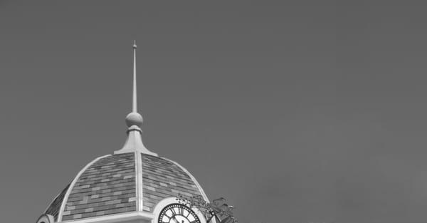 AccessBank TX's Spire overlooking Denton, TX.