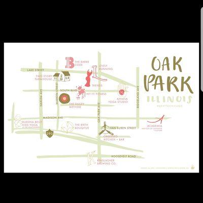 Great map of Oak Park!