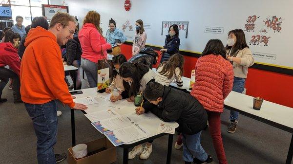 Pi-Day 2023 fun at Mathnasium.