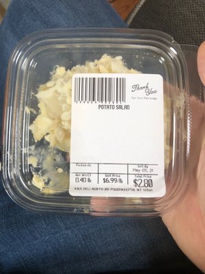 Spoiled potato salad