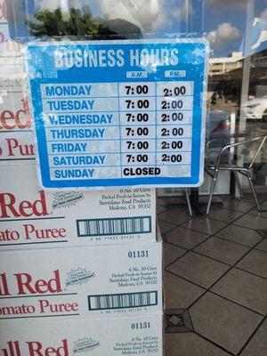 business hours