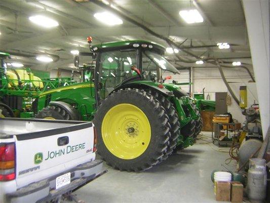 Sydenstricker John Deere has a full service shop for all equipment from lawnmowers to combines.