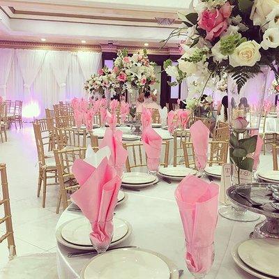 quinceanera halls / Banquet halls for rent / baby shower halls / quinceanera court / birthday party hall / small banquet halls