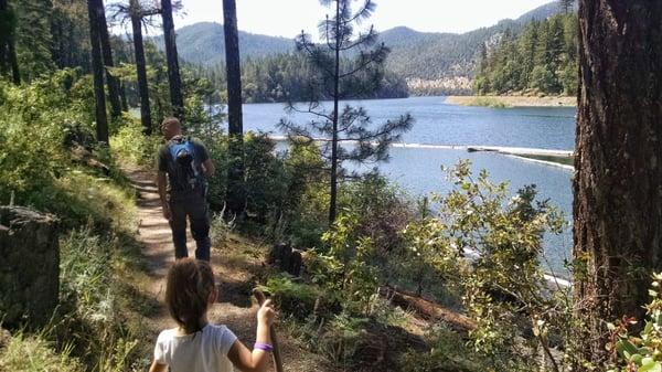 Applegate lake from the trail