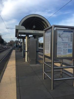 Globe Light Rail Station-Sac Regional Transit