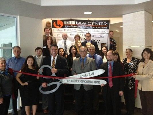 Our ribbon cutting ceremony