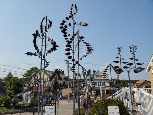 wind sculptures by  Lyman Whitaker