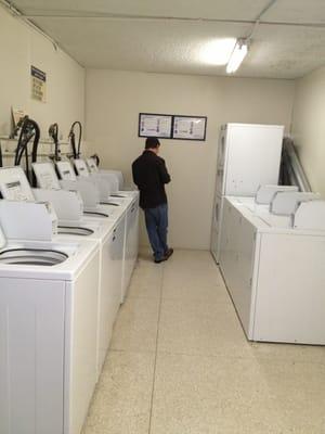 On site laundry facilities