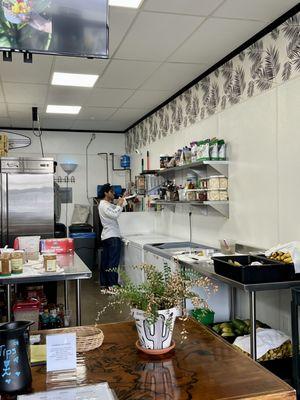 A BTS into the kitchen of them making your order!