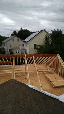 Large addition project in Haverhill, MA.