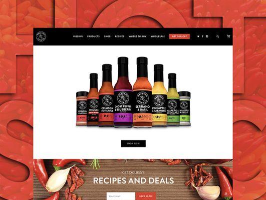 Bravado Spice Website Design