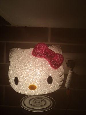 Hello kitty lights up