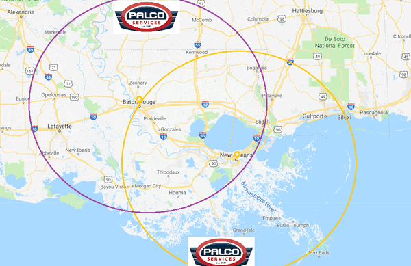 South Louisiana Service Areas