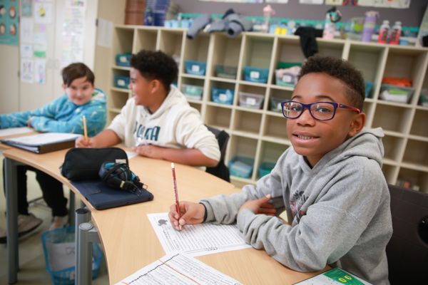 Shoally Creek Elementary School Students Enjoying Class