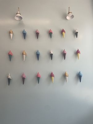 Gelato wall- interior