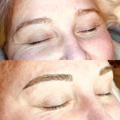 Microblading with Shading