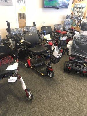 power wheelchairs and scooters to meet your custom needs.