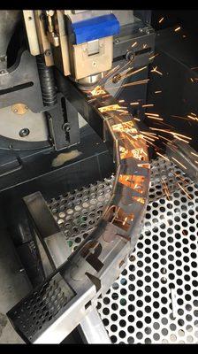 Fiber laser tube cutting