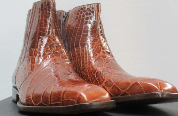 Boots by Belvedere. It is made of the finest alligator hide.