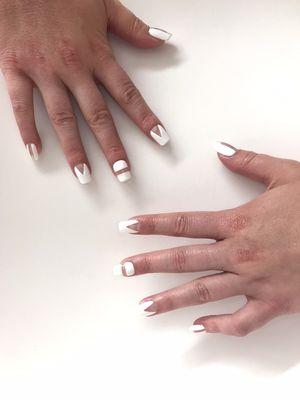 Gel x nail extensions & CND shellac