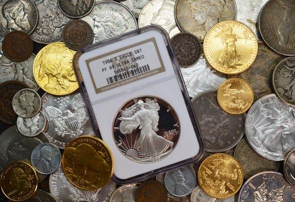 Sell / Buy your Coin Collection
Buy / Sell Gold & Silver Bullion