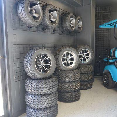 Tires in Cart Pros