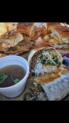 The Beef PHO-RITTO & some Paddy Wagon Sliders!!!