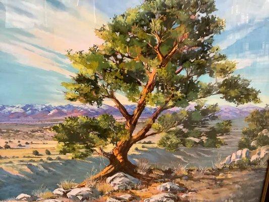 Nevada Pine Exuberance, pastel, Bonita Paulis