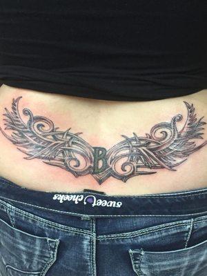 My lower back tattoo