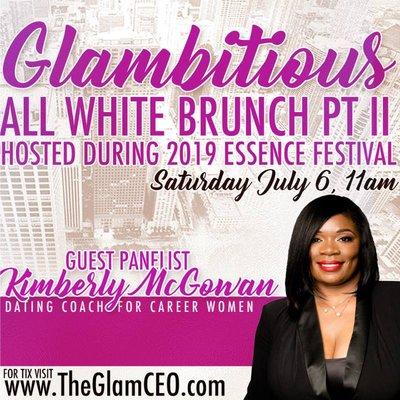 Matchmaker Kimberly McGowan, Owner of Professional Singles Agency, Panelist at the Essence Festival